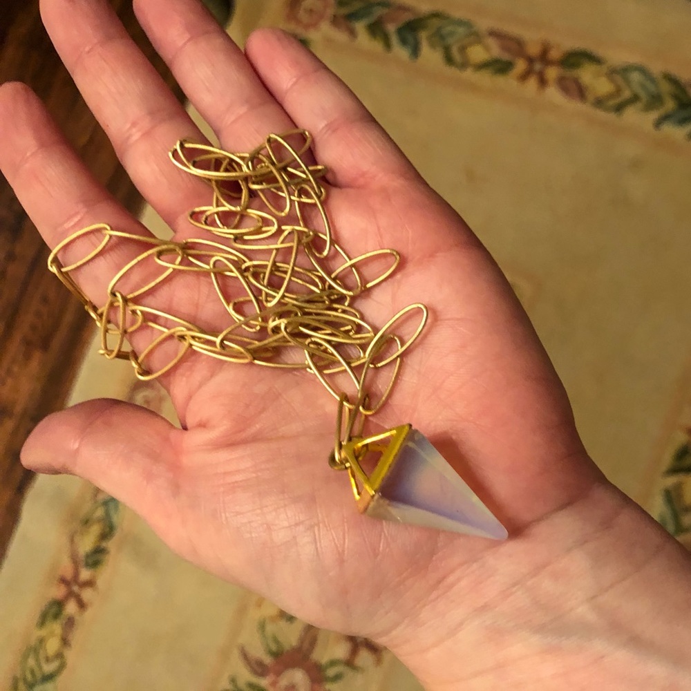 17” pendant with chain style links